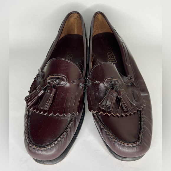 Dexter Loafers Tassel Slip On Leather Dress Shoes Men Size 11M Brown Made In USA main image 13
